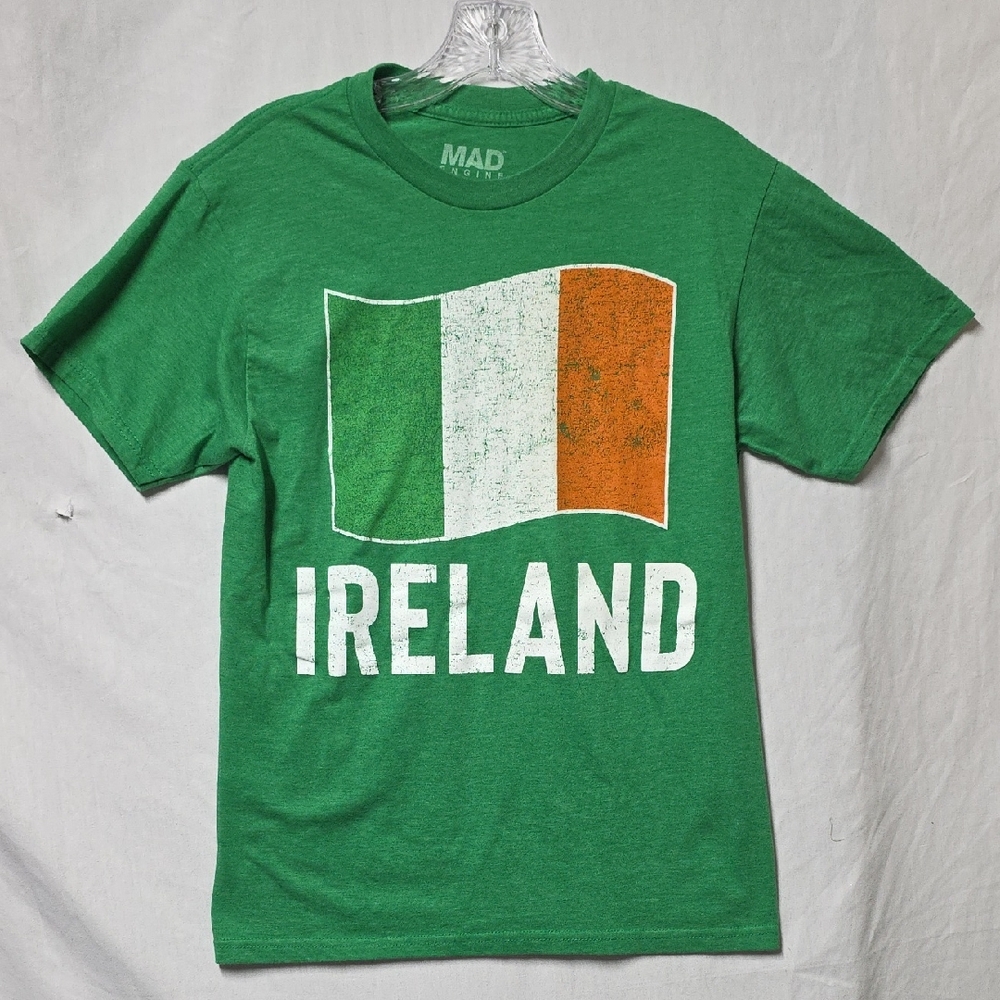 MAD Engine Ireland Flag Tee Size Small